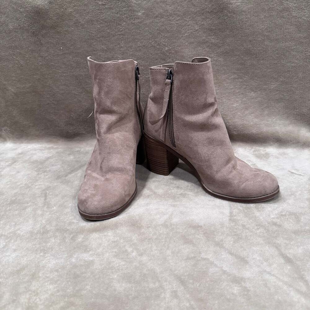 Lexi & Abbie Clara Double Zipper Ankle Boots SIZE 9.5